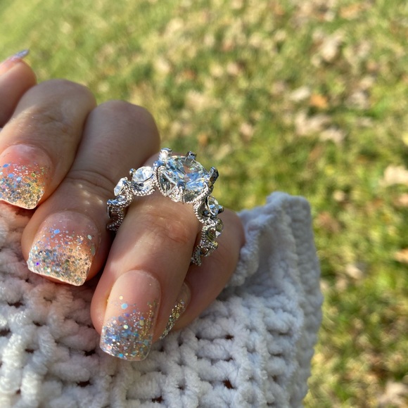 New⚡️Sparkle Luxurious Sterling Silver Ring - Picture 4 of 11